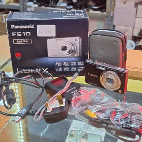 Panasonic Lumix DMC FS10 Digital Camera 12MP Black (Used) - 3-Month Warranty - 41143