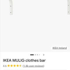 Ikea Mulig clothes rail