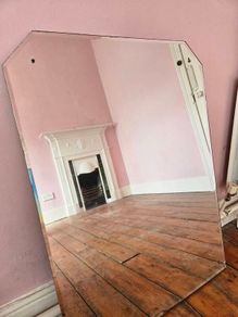 Vintage bevelled mirror