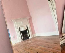Vintage bevelled mirror