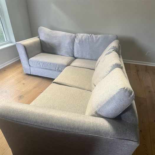 Grey corner sofa l shaped