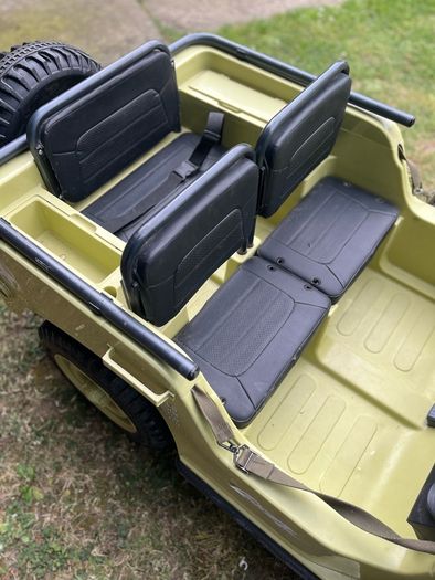 24v green army jeep