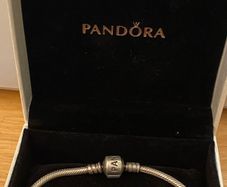 Pandora Moments Barrel Clasp Snake Chain Bracelet