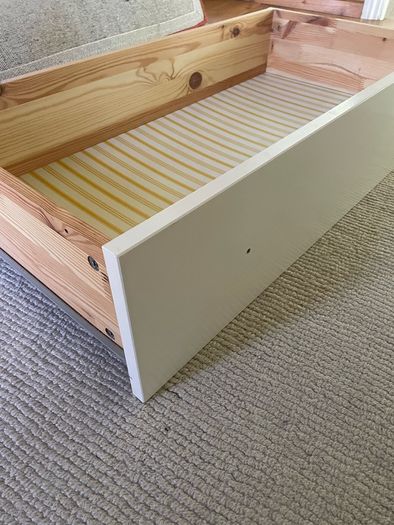 Hemnes Dresser Drawers with Oval Mirror