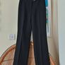Vintage Y2K Quin and Donnelly black tailored bootcut ladies trousers size 10 2000s Image 3