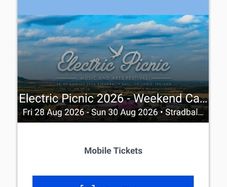 EP camping weekend ticket duo