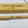 Personalized bamboo fountain pen Image 5