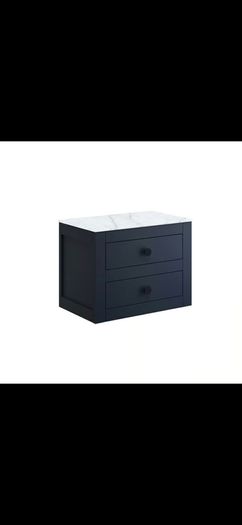 Crosswater canvass wall hung 600 units and worktop 70% SALE multiple colours