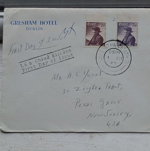 Old Irish first Day Stamp