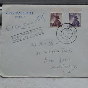Old Irish first Day Stamp