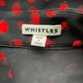 Whistles Black and Red Dress - Size 6 Image 4