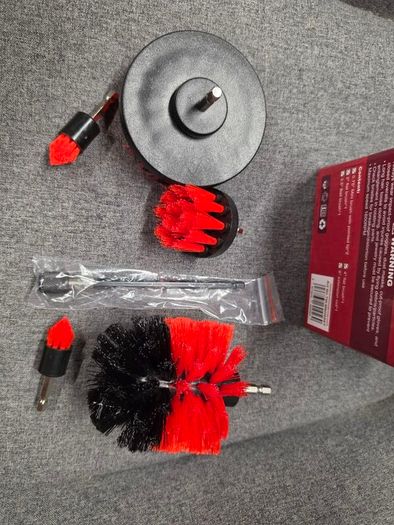 Toolway 6 Piece Drill Brush Cleaning Set New