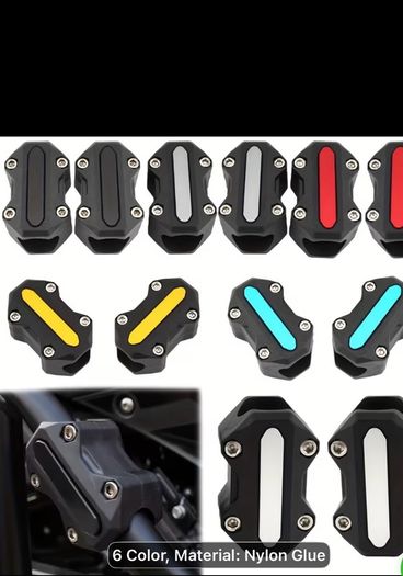 Motorcycle crash protectors.