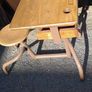 vintage French kids study art school table in very original condition very well built and sturdy Image 9
