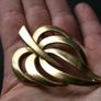 Vintage Napier Gold Tone Brooch Image 5