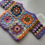 Handmade granny square baby cardigan Image 2