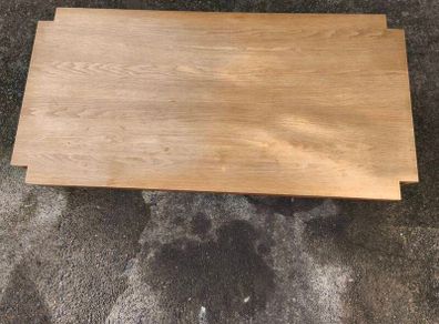 Oak dining table- two built in drawers