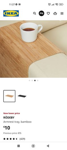Armrest tray New