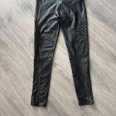 ladies  leather look leggins