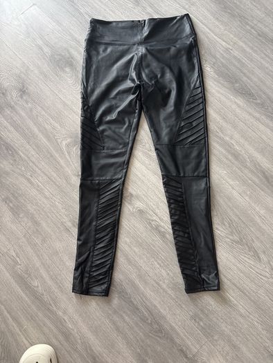 ladies  leather look leggins