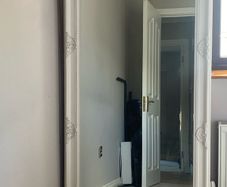White ornate mirror