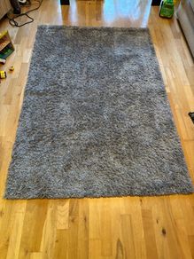 ikea rug grey