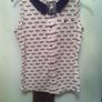 BNWT Black and Cream top Image 2