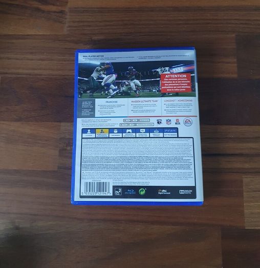Madden 19 PS4 - French case plays in English - PlayStation 4