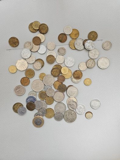 Collection of mixed international coins