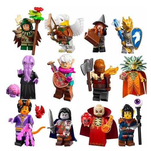 Lego D&D figures