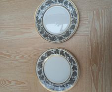 Spode Kent Grey For Tiffany Plate x 2