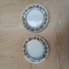 Spode Kent Grey For Tiffany Plate x 2