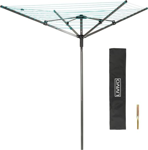 NEW SALE | Rotary Washing Line | 45m Rotating Heavy Duty Clothes Airer Outdoor