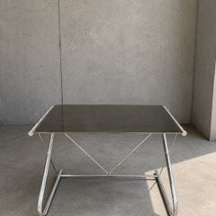 mid century chrome desk vintage Danish