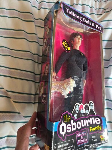 Vintage 2002 The Osbourne Family Talking Doll - Sharon & Minnie (Fun-4-All)