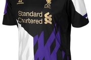 Liverpool FC Warrior Third 3rd Jersey Shirt SHORT SLEEVE New LARGE