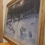 vintage framed painting print Image 10