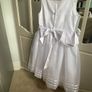 Girls White Occasion Dress Image 3
