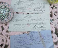 3 Rate Receipts from 1893 - Tully East, Naas