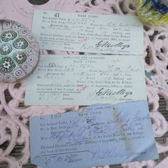 3 Rate Receipts from 1893 - Tully East, Naas