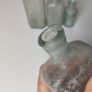 266 - Set of 4 Vintage Universal Medicine Chemicals Clear Glass Decorative Collectible Bottles Image 3