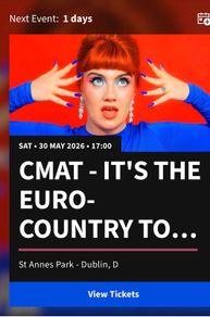 CMAT Tickets x2 St Anne's Park