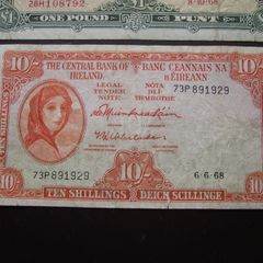 1968 Lady Lavery 10 Shillings