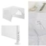 3x3m White PE Gazebo Marquee Awning Waterproof Canopy for Outdoor Event Image 2