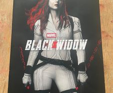 2021 marvel black widow Limited Edition Cinema Promotional A3 Poster