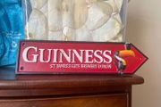 Vintage Cast Iron Guinness Sign