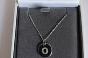 Absolute Jewellery Sterling Silver Necklace &amp; Pendant Initial O Letter O New With Tags &amp; Box CAN POST