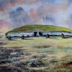newgrange watercolour