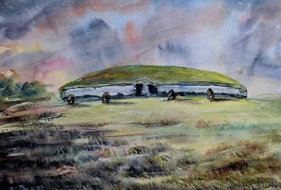 newgrange watercolour
