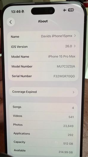 iPhone 15 ProMax 512Gb